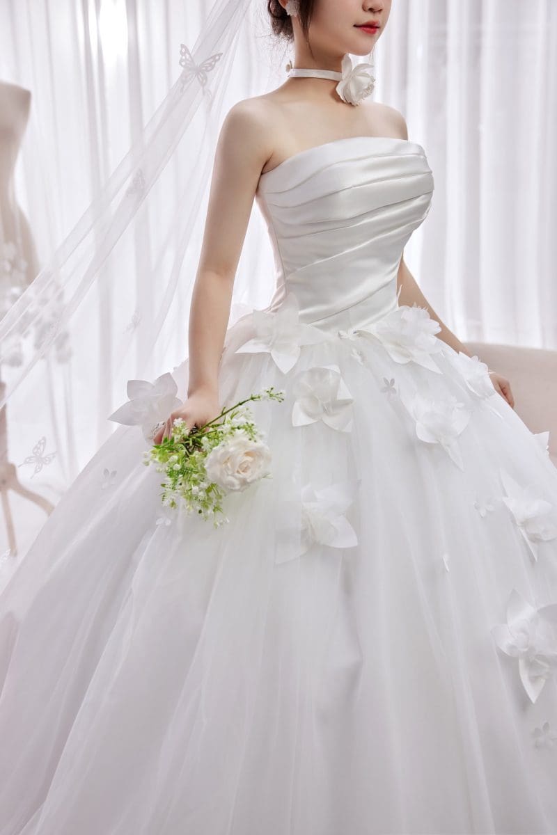 Váy cưới cúp ngực ms1