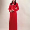 Áo Dài Cưới Màu Đỏ Chữ Thập