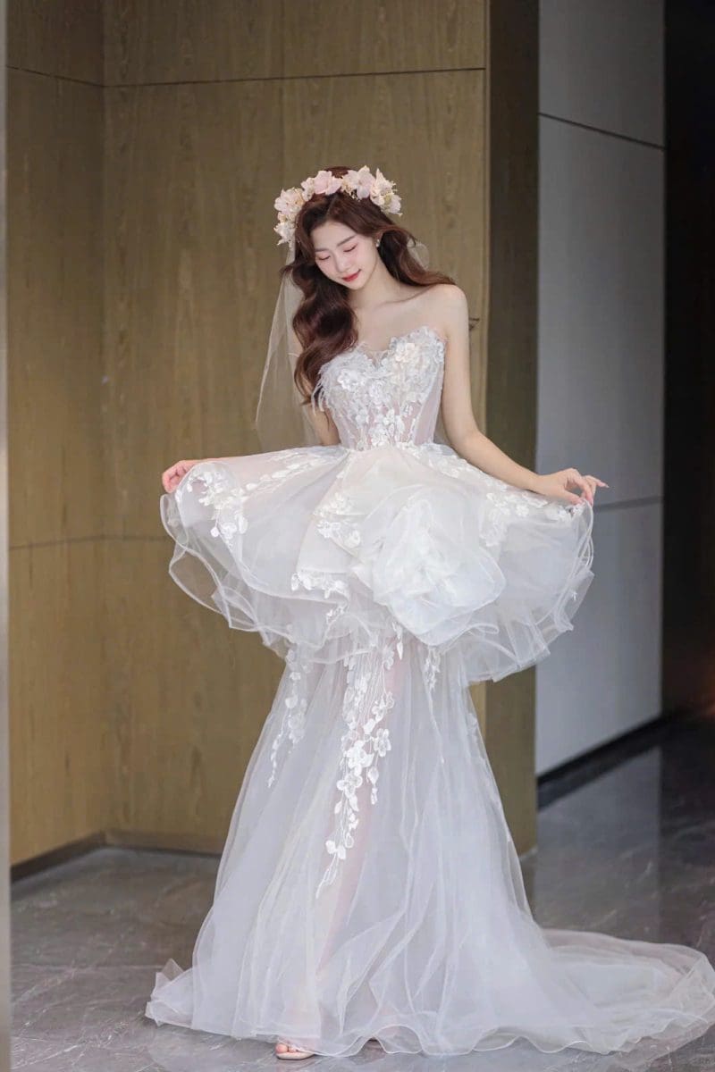 Áo Cưới 2in1